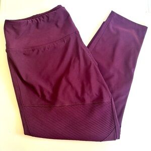 Plus Size Purple Active Leggings
